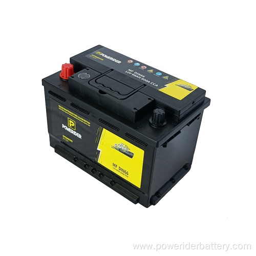 12v 66ah DIN66 lead-acid car starting battery